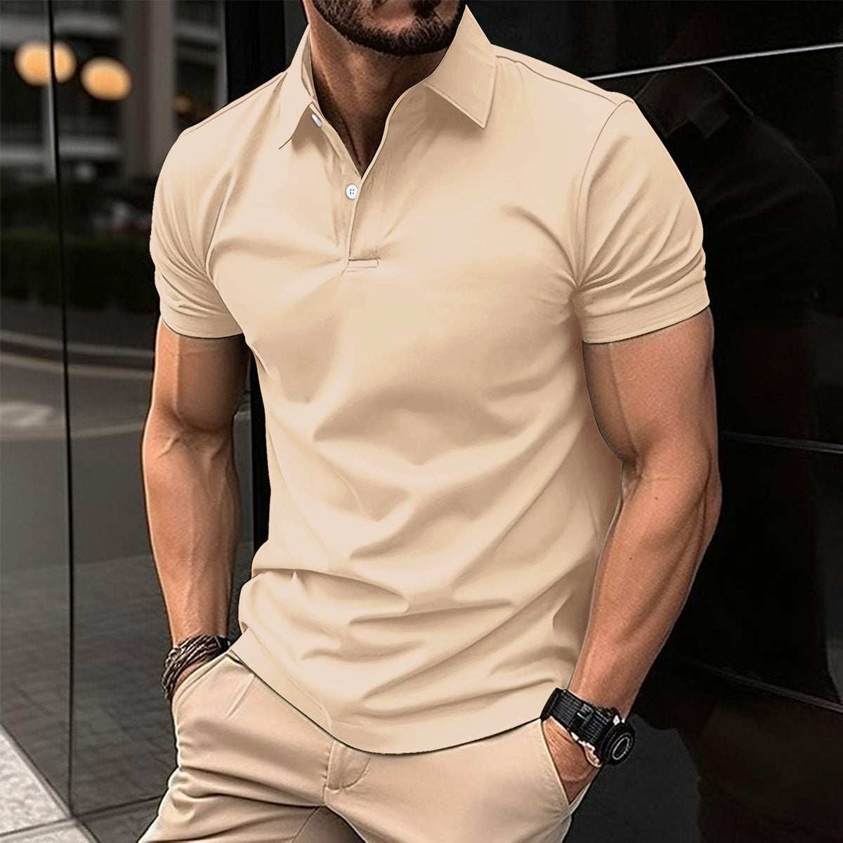 mens-solid-black-polo-shirt-summer
casual-mens-short-sleeve-polo-top
man-wearing-navy-blue-polo-shirt
white-cotton-blend-polo-shirt-men