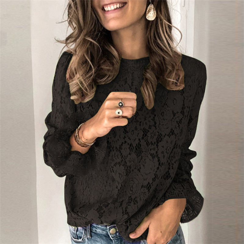 hollow-out-lace-blouse-women-green
model-wearing-black-sheer-lace-top
hollow-lace-shirt-detail-stitching
womens-long-sleeve-lace-blouse-rose-red