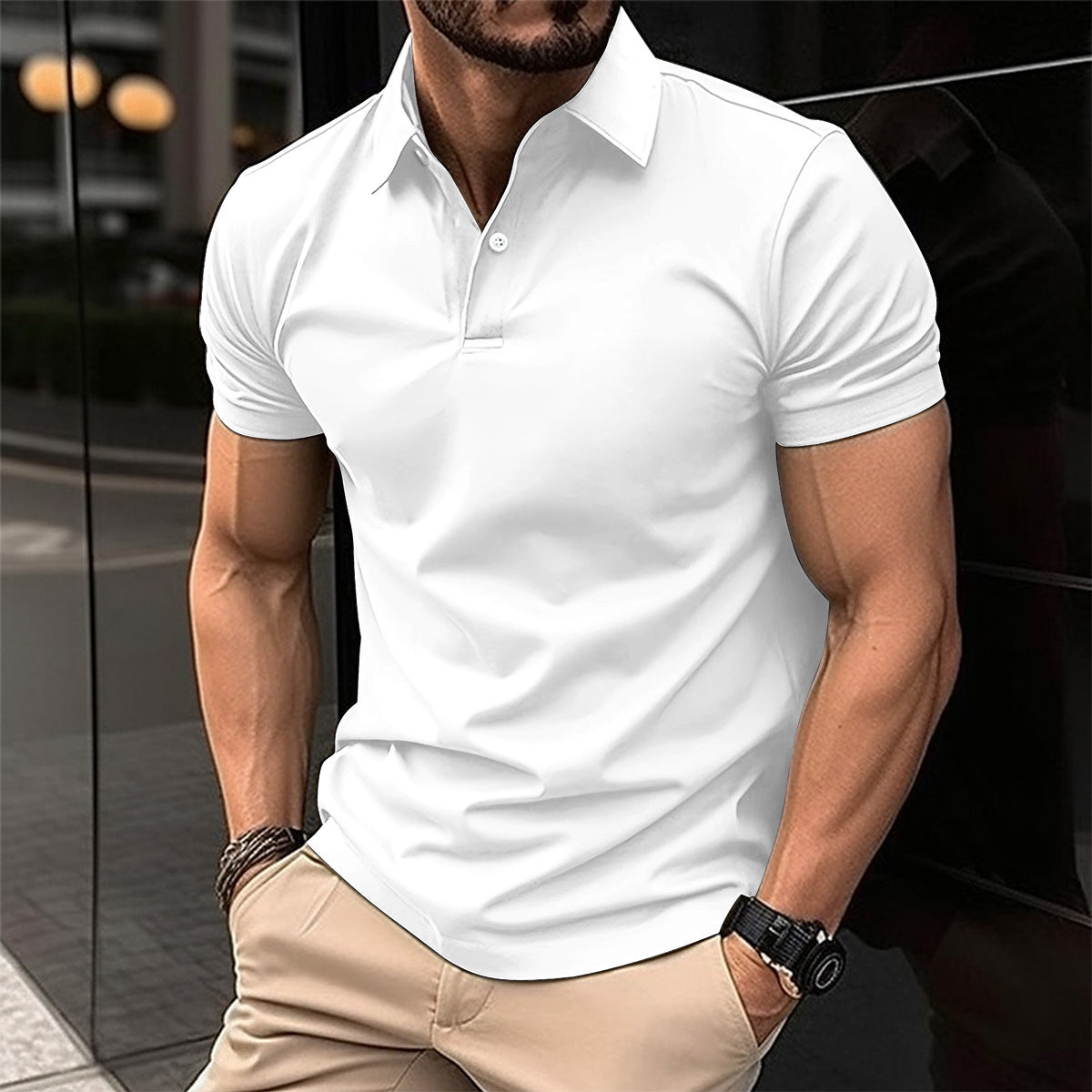 mens-solid-black-polo-shirt-summer
casual-mens-short-sleeve-polo-top
man-wearing-navy-blue-polo-shirt
white-cotton-blend-polo-shirt-men