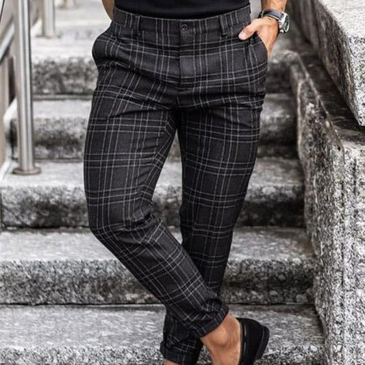 mens-plaid-print-pants-dark-grey-loose-fit

casual-trousers-men-black-plaid-design

stylish-mens-plaid-pants-model-wearing

comfortable-mens-plaid-trousers-khaki
